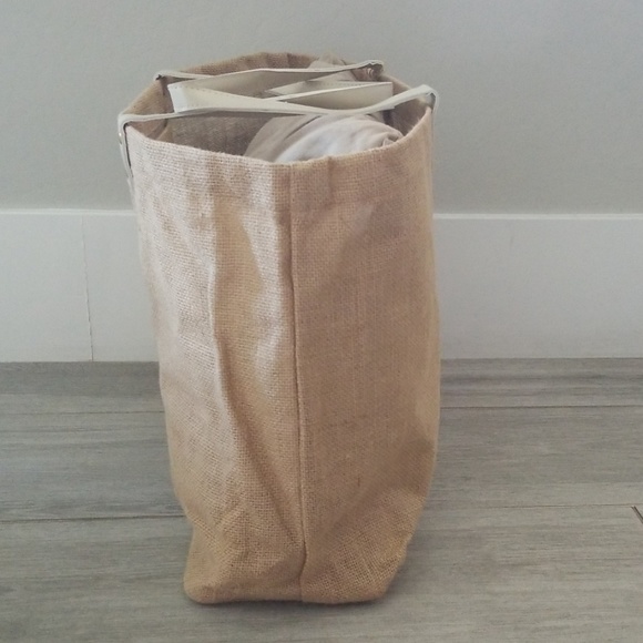 Burlap Tote Bag - Picture 5 of 8